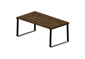 3D Tables - Rectangular Table 105x180x76cm - Natuzzi - Omega - E007