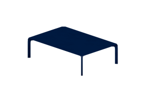 3D Tisch - Couchtisch rechteckig 80x120x32cm - Natuzzi - Album - T139