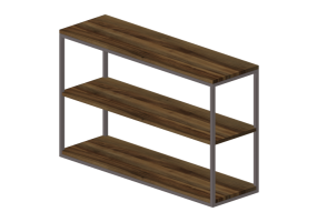 Tables 3D - Petite table rectangulaire 90x27x56cm - Natuzzi - Cabaret - T100