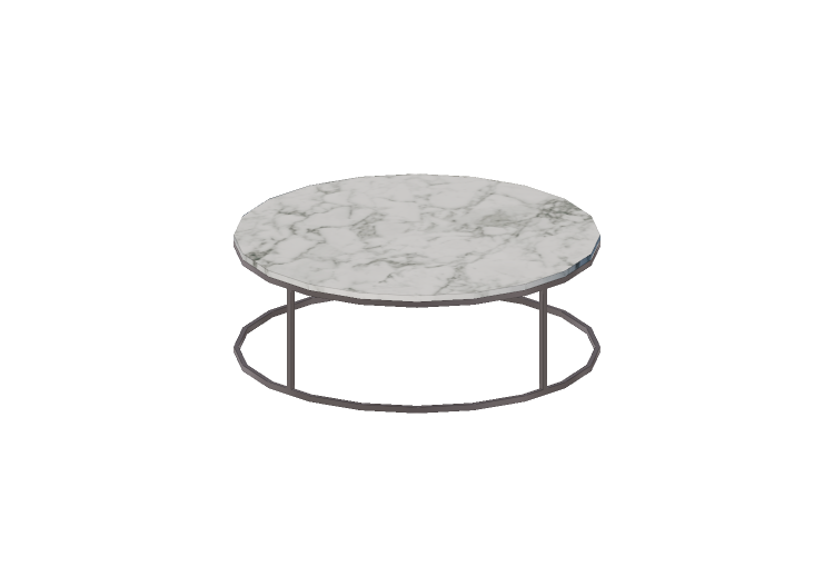 Mesas 3D - Mesa de centro circular 100x100cm - Natuzzi -... Mesas 3D - Mesa de centro circular 100x100cm - Natuzzi -...