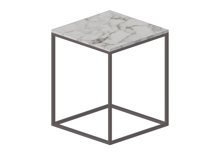 3D Tables - Square Table 45x45x55cm - Natuzzi - Cabaret -... 3D Tables - Square Table 45x45x55cm - Natuzzi - Cabaret -...