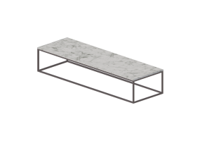3D Tables - Rectangular Coffee table 160x50x30cm - Natuzzi - Cabaret - T100