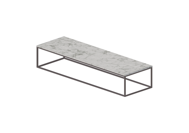 Tavoli 3D - Tavolino rettangolare 160x50x30cm - Natuzzi -... Tavoli 3D - Tavolino rettangolare 160x50x30cm - Natuzzi -...