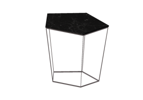 3D Tables - Coffee Table 57x48x50cm - Natuzzi - Chocolat - T108