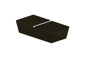 Mesas 3D - Mesita rectangular 120x59x31cm - Natuzzi - Figaro - T115