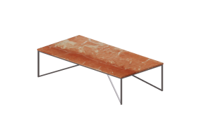 Tavoli 3D - Tavolino rettangolare 140x70x35cm - Natuzzi - Titano - T111