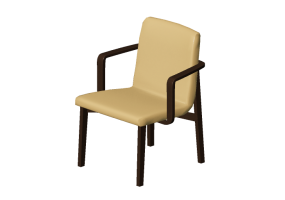 Cadeira 3D - Cadeira em couro - Natuzzi - Sonata
