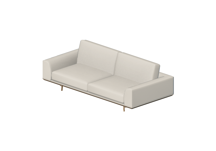 Divani 3D - Divano due posti in pelle - Natuzzi - Giò -... Divani 3D - Divano due posti in pelle - Natuzzi - Giò -...
