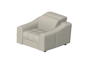 Chairs and Sofas 3D - Leather sofa - Natuzzi - Attesa - 2827
