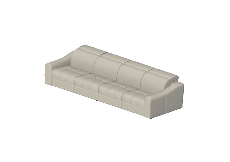 Divans 3D - Canapé trois places en cuir - Natuzzi - Attesa... Divans 3D - Canapé trois places en cuir - Natuzzi - Attesa...