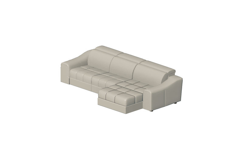 Poltronas y Sofás 3D - Sofá tres plazas de cuero - Natuzzi... Poltronas y Sofás 3D - Sofá tres plazas de cuero - Natuzzi...