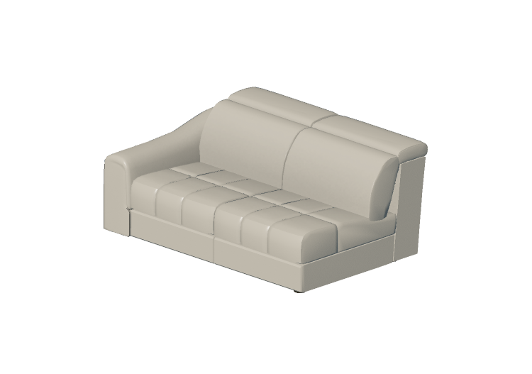 Divans 3D - Canapé composable en cuir - Natuzzi - Attesa -... Divans 3D - Canapé composable en cuir - Natuzzi - Attesa -...