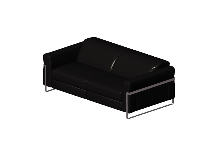 Sofás 3D - Sofá dois assentos de couro - Natuzzi - Fidelio... Sofás 3D - Sofá dois assentos de couro - Natuzzi - Fidelio...