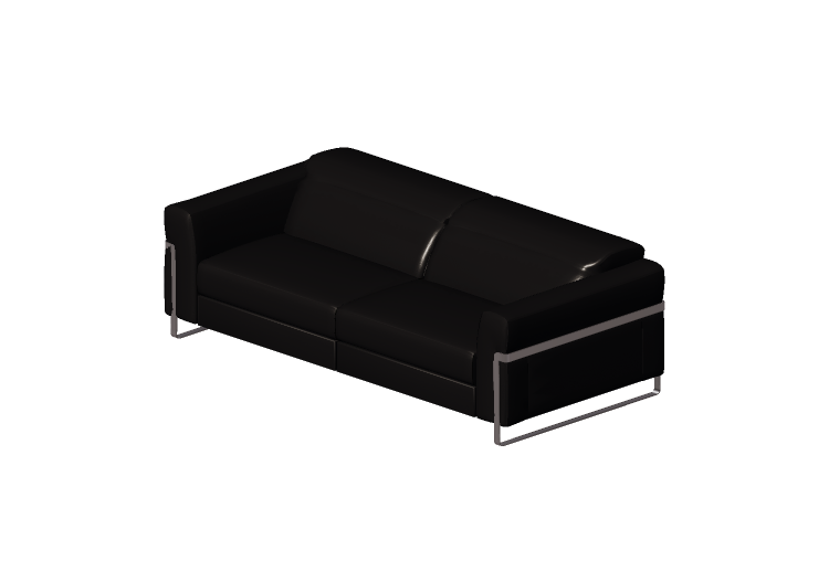 Sofás 3D - Sofá dois assentos de couro - Natuzzi - Fidelio... Sofás 3D - Sofá dois assentos de couro - Natuzzi - Fidelio...