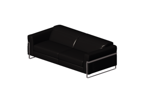 Chairs and Sofas 3D - Two seater leather sofa - Natuzzi - Fidelio - 2907