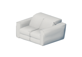 Poltronas y Sofás 3D - Sofá dos plazas - Natuzzi - Brio - 2761