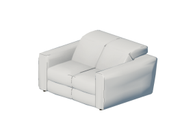 Poltronas y Sofás 3D - Sofá dos plazas - Natuzzi - Brio - 2761