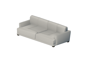 Poltronas y Sof&aacute;s 3D - Sof&aacute; dos plazas - Natuzzi - Erasmo - 2716
