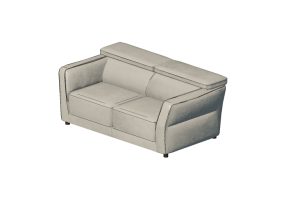 Divani 3D - Divano due posti - Natuzzi - Notturno - 2784