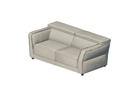 Divans 3D - Canap&eacute; deux places - Natuzzi - Notturno - 2784