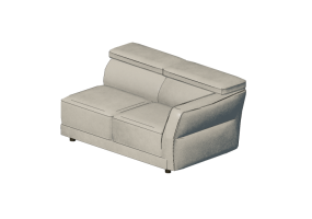 Divans 3D - Canap&eacute; deux places - Natuzzi - Notturno - 2784