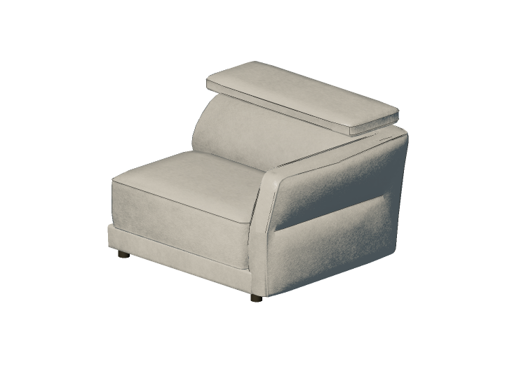 Divans 3D - Canapé deux places - Natuzzi - Notturno - 2784... Divans 3D - Canapé deux places - Natuzzi - Notturno - 2784...