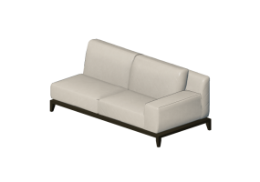 3D Sessel und Sofas - Sofa 2-Sitzer - Natuzzi - Opera - 2722