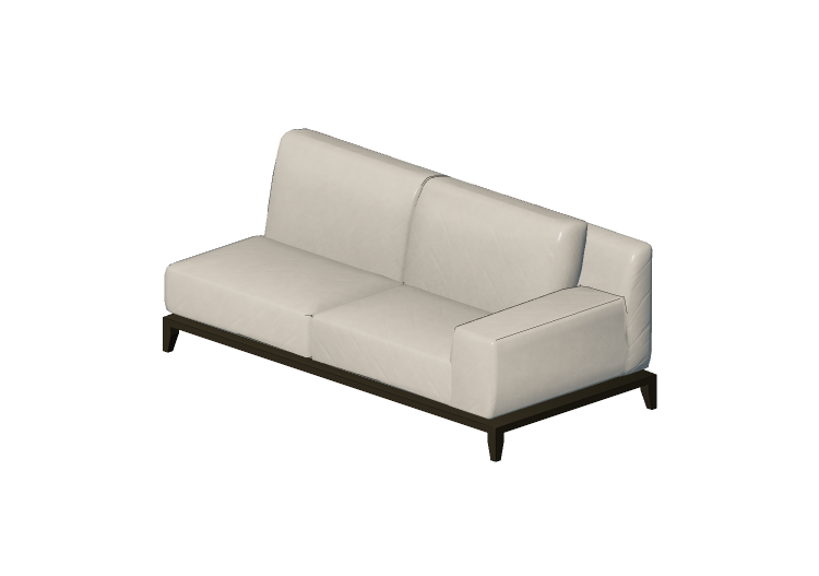 Sofás 3D - Sofá dois assentos - Natuzzi - Opera - 2722 -... Sofás 3D - Sofá dois assentos - Natuzzi - Opera - 2722 -...