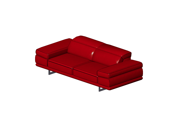 Sofás 3D - Sofá dois assentos - Natuzzi - Preludio - 2782 -... Sofás 3D - Sofá dois assentos - Natuzzi - Preludio - 2782 -...