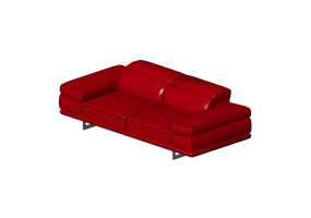 Poltronas y Sof&aacute;s 3D - Sof&aacute; dos plazas - Natuzzi - Preludio - 2782