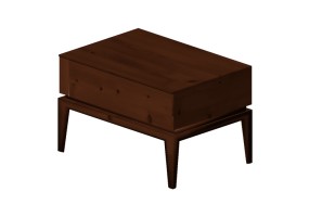 Camas y Mesitas de noche 3D - Mesita de noche 65x53x41cm - Natuzzi - Munari