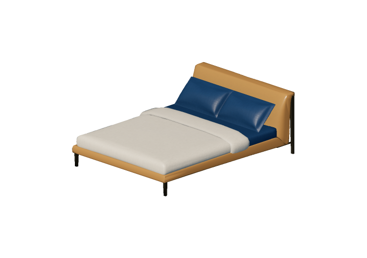 3D Betten und Nachttische - Bettgestell 174x240cm - Natuzzi... 3D Betten und Nachttische - Bettgestell 174x240cm - Natuzzi...