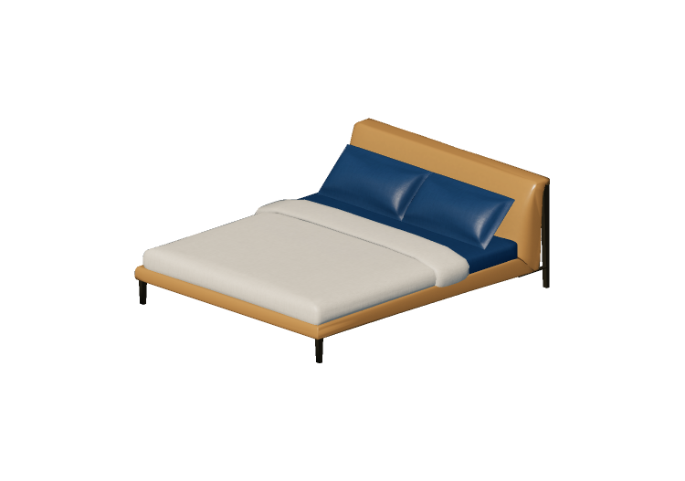 Camas y Mesitas de noche 3D - Estructura cama 194x240cm -... Camas y Mesitas de noche 3D - Estructura cama 194x240cm -...