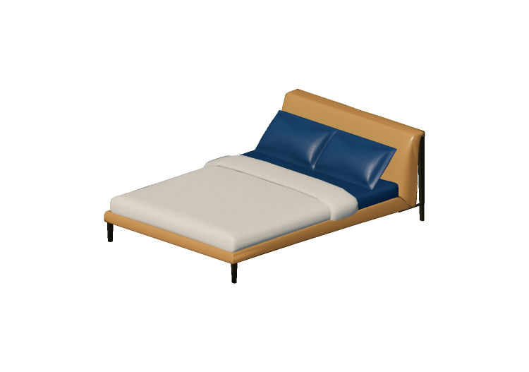 Letti 3D - Struttura letto 167x243cm - Natuzzi - Diamante -... Letti 3D - Struttura letto 167x243cm - Natuzzi - Diamante -...