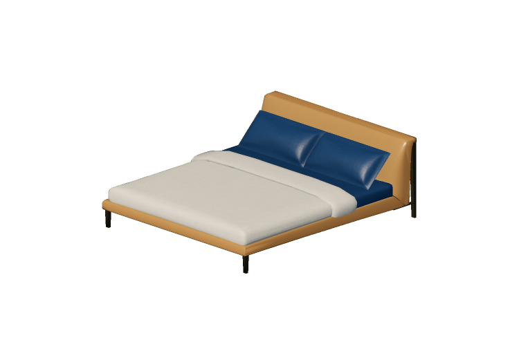 Lits 3D - Structure lit 207x243cm - Natuzzi - Diamante -... Lits 3D - Structure lit 207x243cm - Natuzzi - Diamante -...