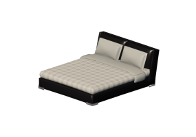 3D Betten und Nachttische - Bettgestell 198x231cm - Natuzzi - Fenice