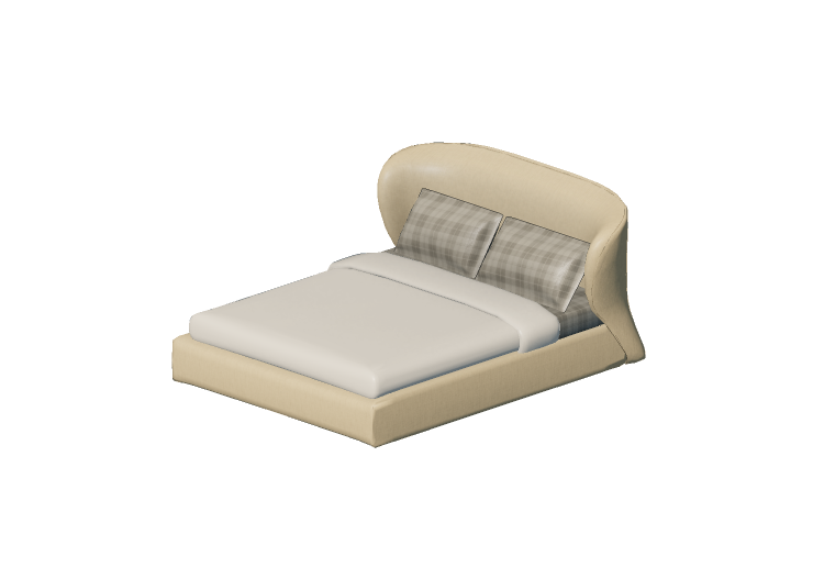 Camas 3D - Estrutura de cama 188x233cm - Natuzzi - Oasi -... Camas 3D - Estrutura de cama 188x233cm - Natuzzi - Oasi -...