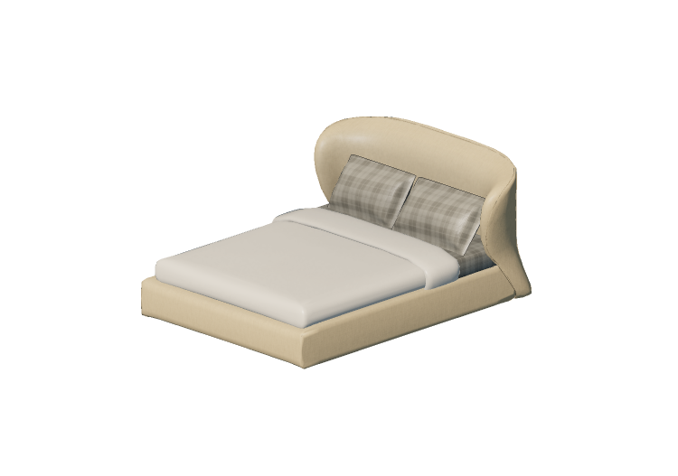 3D Betten und Nachttische - Bettgestell 181x235cm - Natuzzi... 3D Betten und Nachttische - Bettgestell 181x235cm - Natuzzi...