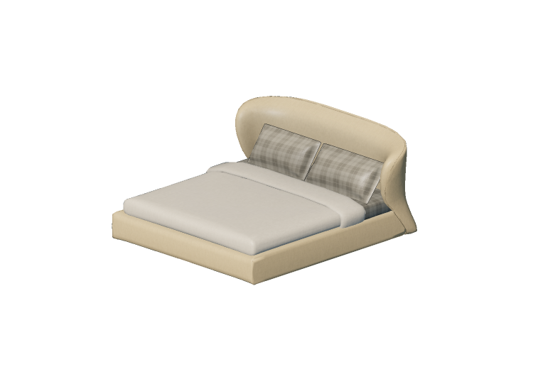3D Betten und Nachttische - Bettgestell 221x235cm - Natuzzi... 3D Betten und Nachttische - Bettgestell 221x235cm - Natuzzi...