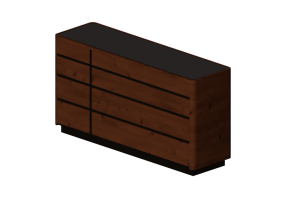 Arm&aacute;rios 3D - C&ocirc;moda 176x50x92cm - Natuzzi - Cartesio