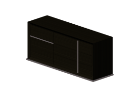 Armoires 3D - Commode 164x50x70cm - Natuzzi - Fontana