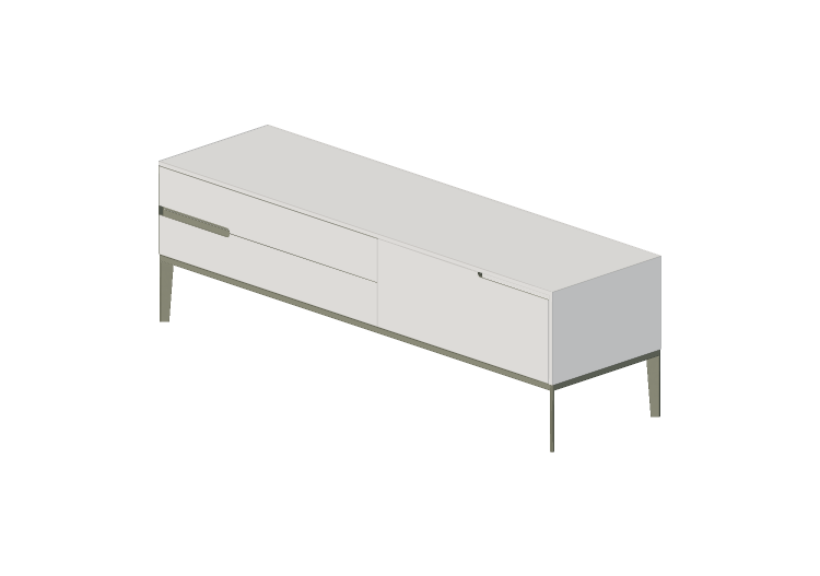 Armarios y Cómodas 3D - Cómoda 180x50x70cm - Natuzzi -... Armarios y Cómodas 3D - Cómoda 180x50x70cm - Natuzzi -...