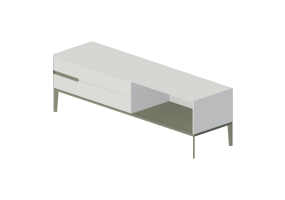 Wardrobes and Cabinets 3D - Drawers 180x50x70cm - Natuzzi - Mondrian