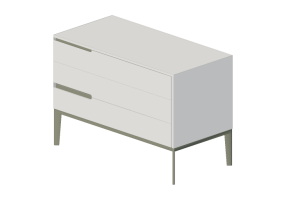 Armoires 3D - Commode 102x50x70cm - Natuzzi - Mondrian