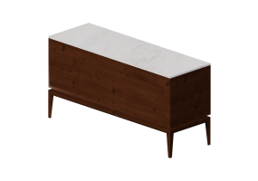 Wardrobes and Cabinets 3D - Drawers 160x53x80cm - Natuzzi - Munari