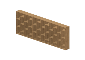 Pareti attrezzate 3D - Sistema componibile 372x126cm - Natuzzi - Novecento
