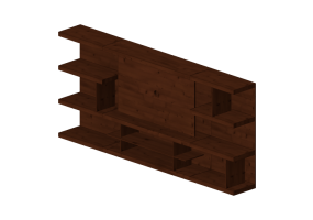 3D Schrankw&auml;nde - Modulares System 320x146cm - Natuzzi - Kubika