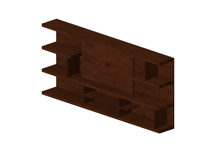 3D Schrankwände - Modulares System 320x146cm - Natuzzi -... 3D Schrankwände - Modulares System 320x146cm - Natuzzi -...