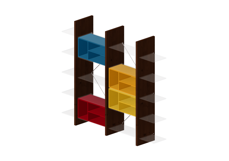 3D Schrankwände - Modulares System 190x160cm - Natuzzi -... 3D Schrankwände - Modulares System 190x160cm - Natuzzi -...