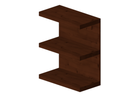 3D Wall Cabinet - Modular system 80x98cm - Natuzzi - kubica